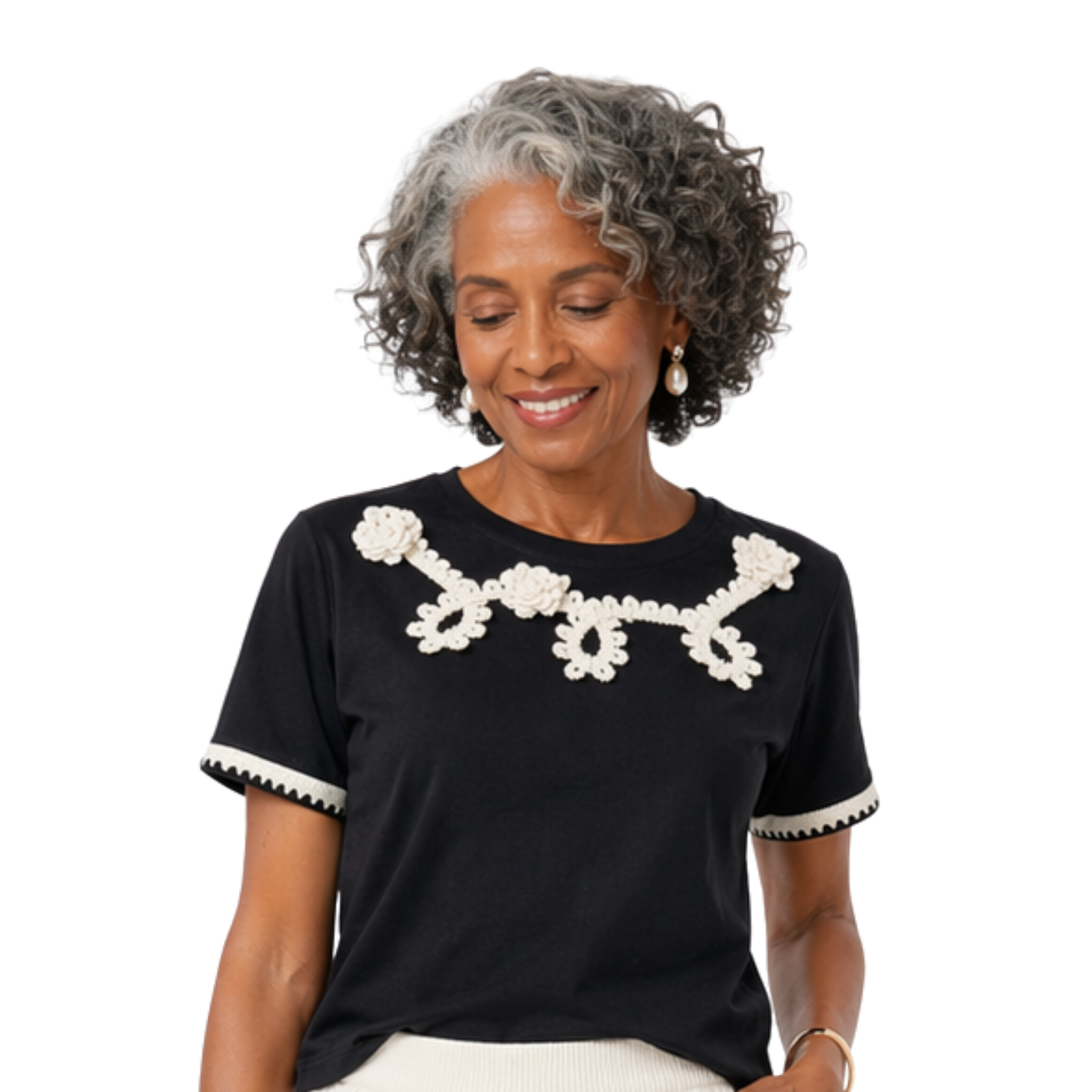 CAMISETA JARDIN NOIR - NEGRA