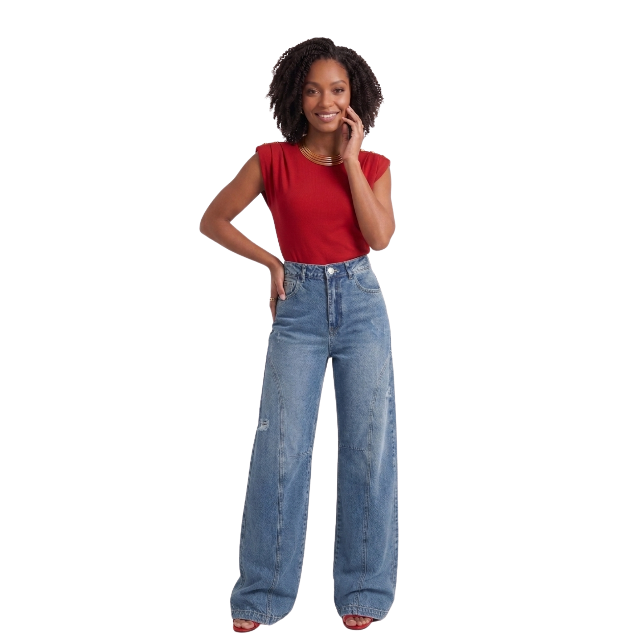 JEAN WIDE LEG MSTARI
