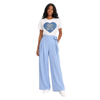 PANTALÓN PALAZZO BLUE COQUETTE