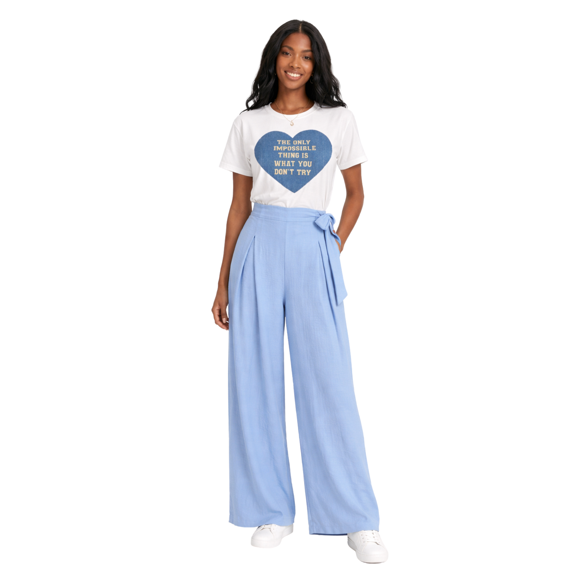 PANTALÓN PALAZZO BLUE COQUETTE