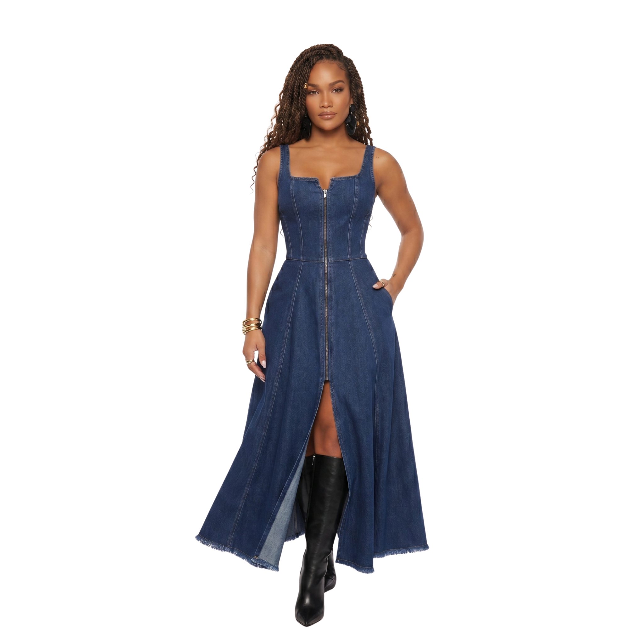VESTIDO DENIM INDIGO SOUL