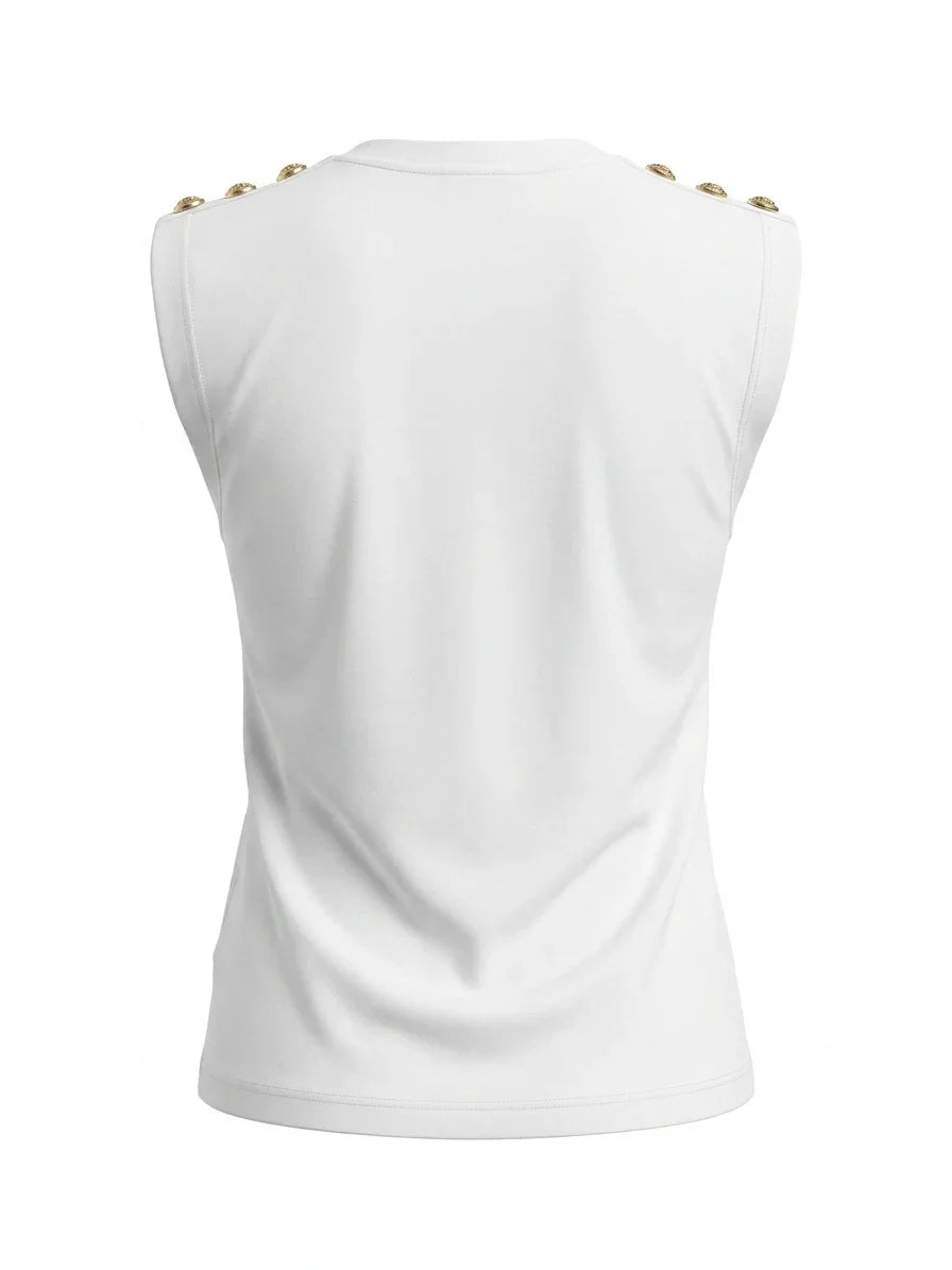 BLUSA SIGNATURE BLANCA