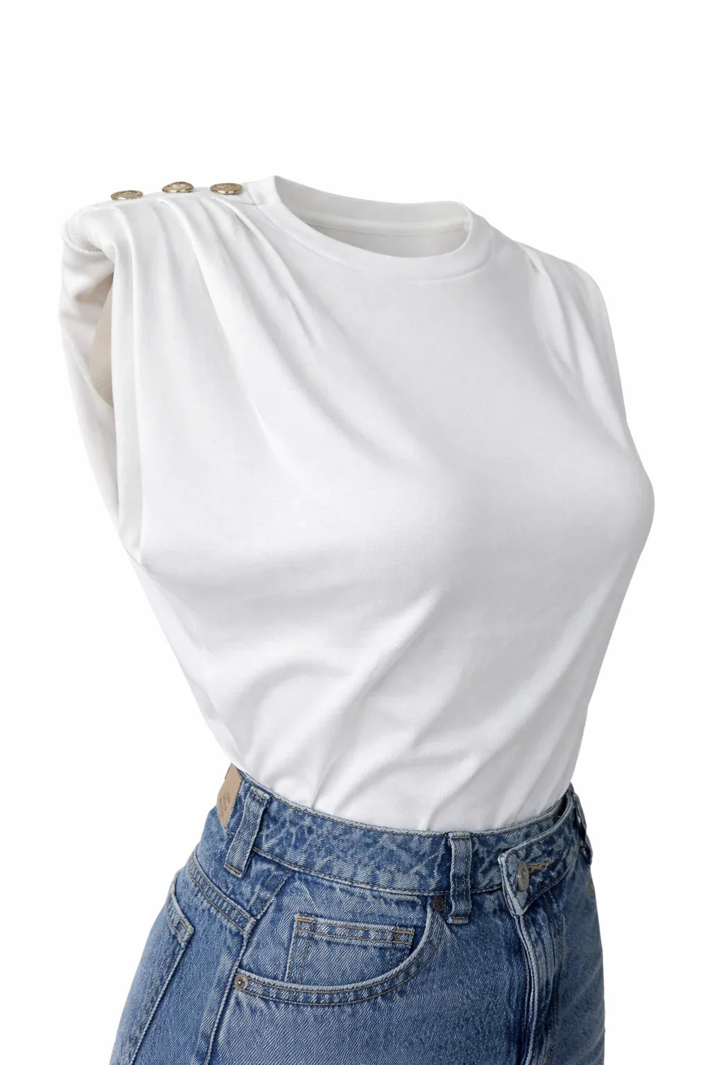 BLUSA SIGNATURE BLANCA