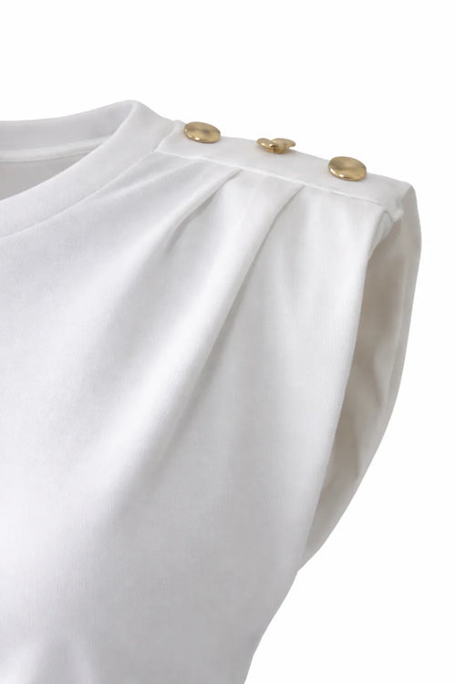 BLUSA SIGNATURE BLANCA