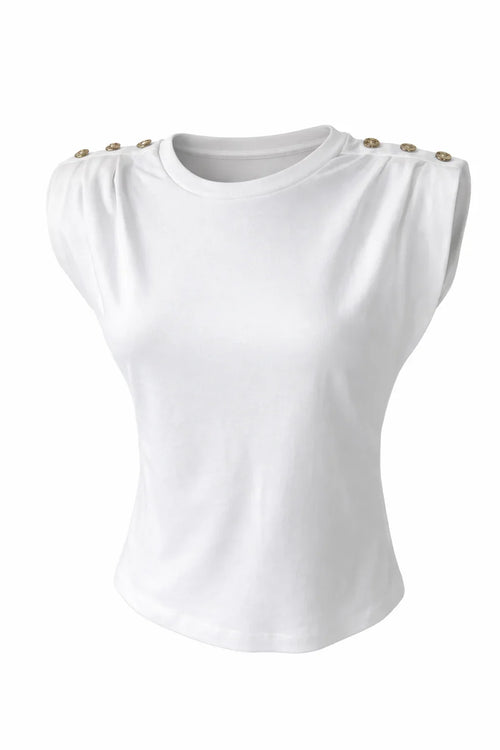 BLUSA SIGNATURE BLANCA