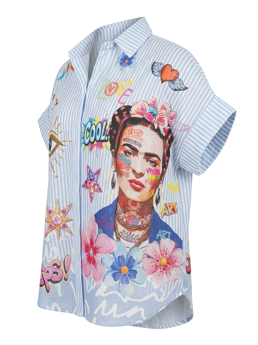 CAMISA OVERSIZE LEGADO DE FRIDA
