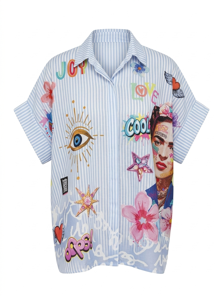 CAMISA OVERSIZE LEGADO DE FRIDA