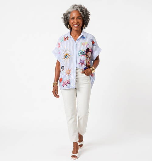 CAMISA OVERSIZE LEGADO DE FRIDA