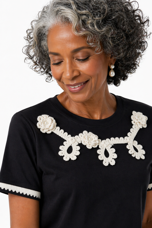 CAMISETA JARDIN NOIR - NEGRA
