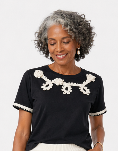 Translation missing: es.CAMISETA JARDIN NOIR - NEGRA