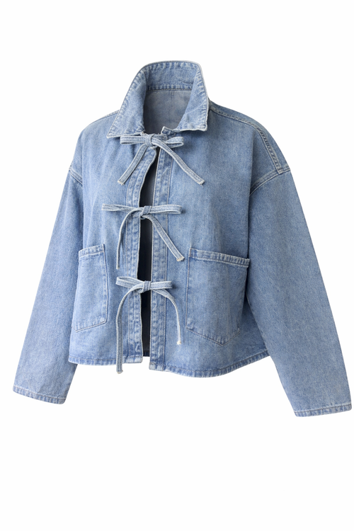 CHAQUETA COQUETTE CHIC - OVERSIZE DENIM