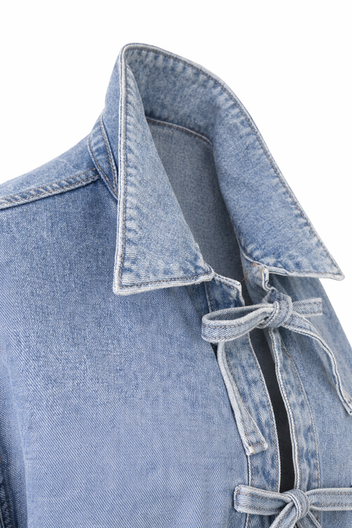 CHAQUETA COQUETTE CHIC - OVERSIZE DENIM