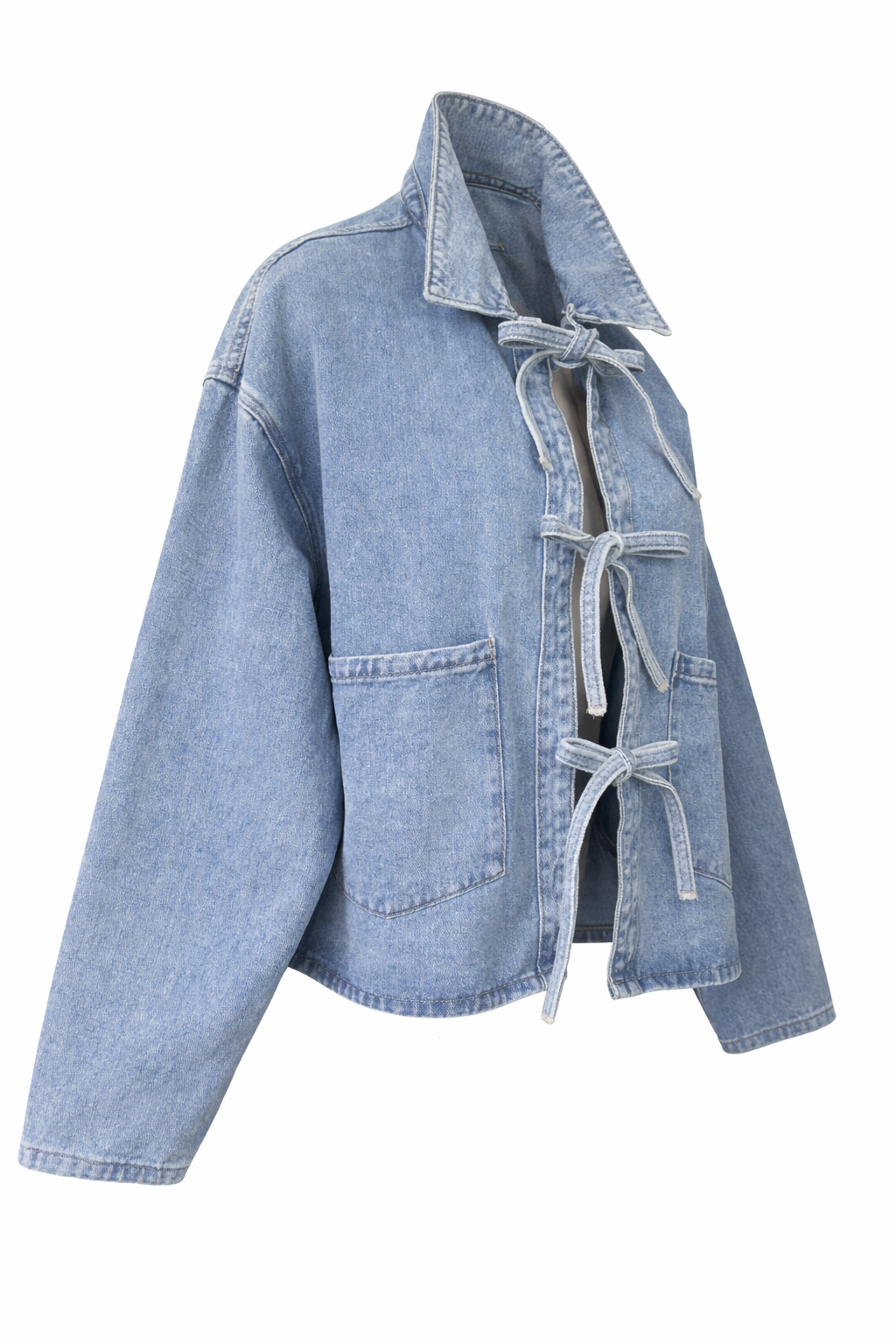CHAQUETA COQUETTE CHIC - OVERSIZE DENIM