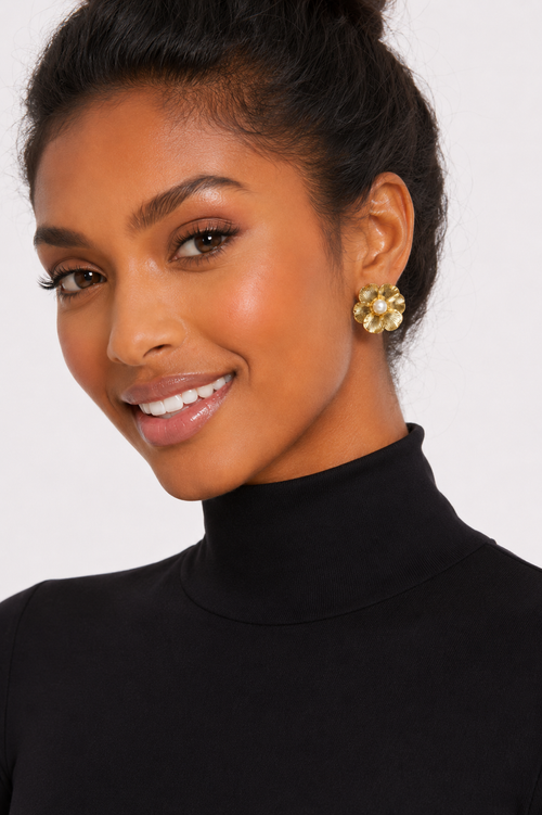 ARETES CINCO PÉTALOS