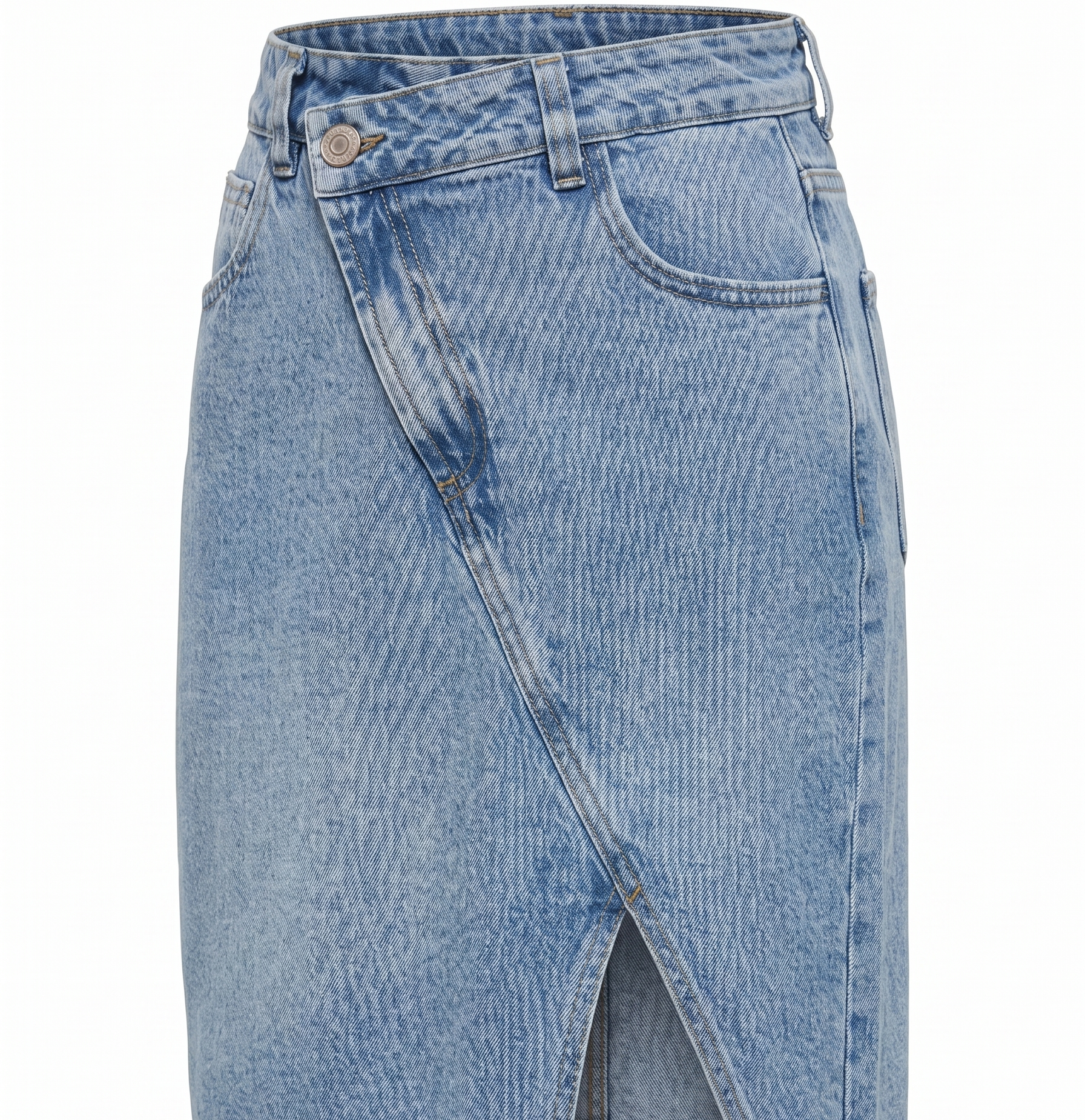 FALDA DENIM ASIMÉTRICA BANTÚ