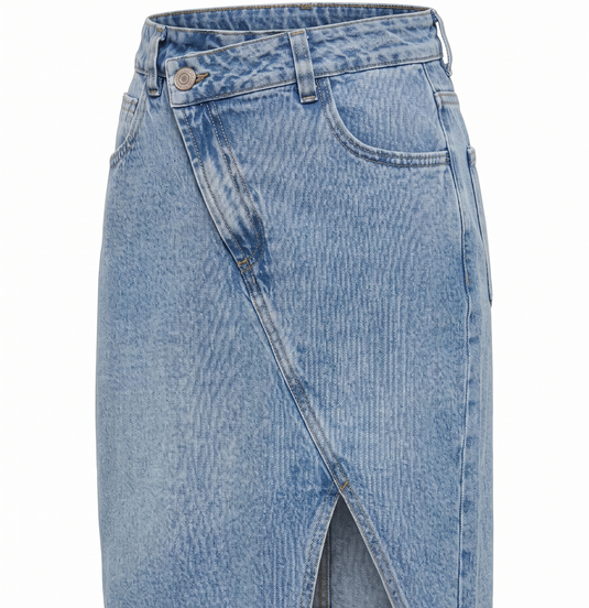 Translation missing: es.FALDA DENIM ASIMÉTRICA BANTÚ