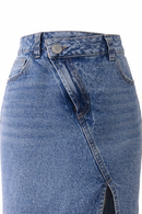 FALDA DENIM ASIMÉTRICA ÉLAN