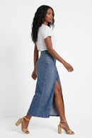 FALDA DENIM ASIMÉTRICA ÉLAN