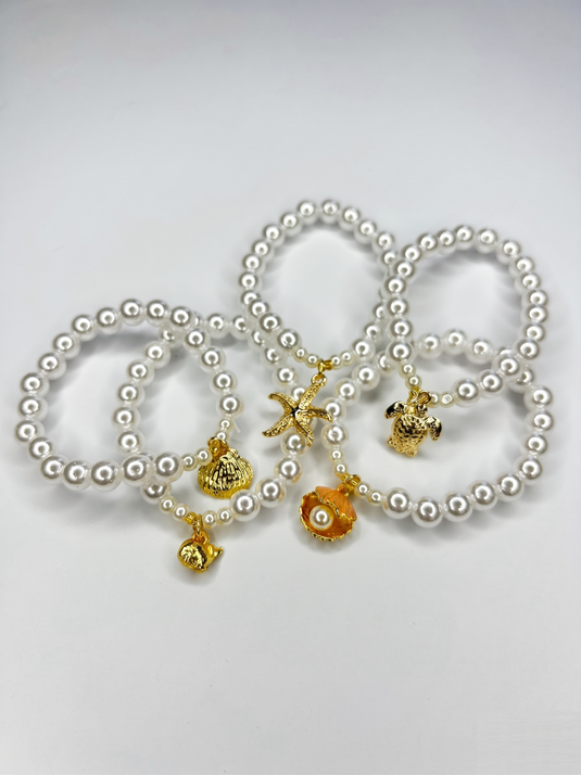 Translation missing: es.SET x5 PULSERAS - PERLAS DEL MAR