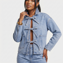CHAQUETA COQUETTE CHIC - OVERSIZE DENIM