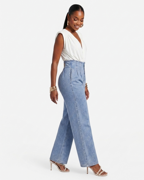 JEAN CONTOUR STRAIGHT - PAPER BAG