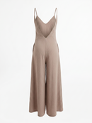 JUMPSUIT PALAZZO EOS - CÁMEL