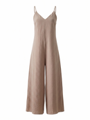 JUMPSUIT PALAZZO EOS - CÁMEL