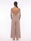 JUMPSUIT PALAZZO EOS - CÁMEL