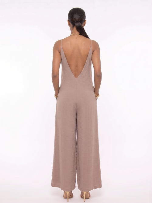 JUMPSUIT PALAZZO EOS - CÁMEL