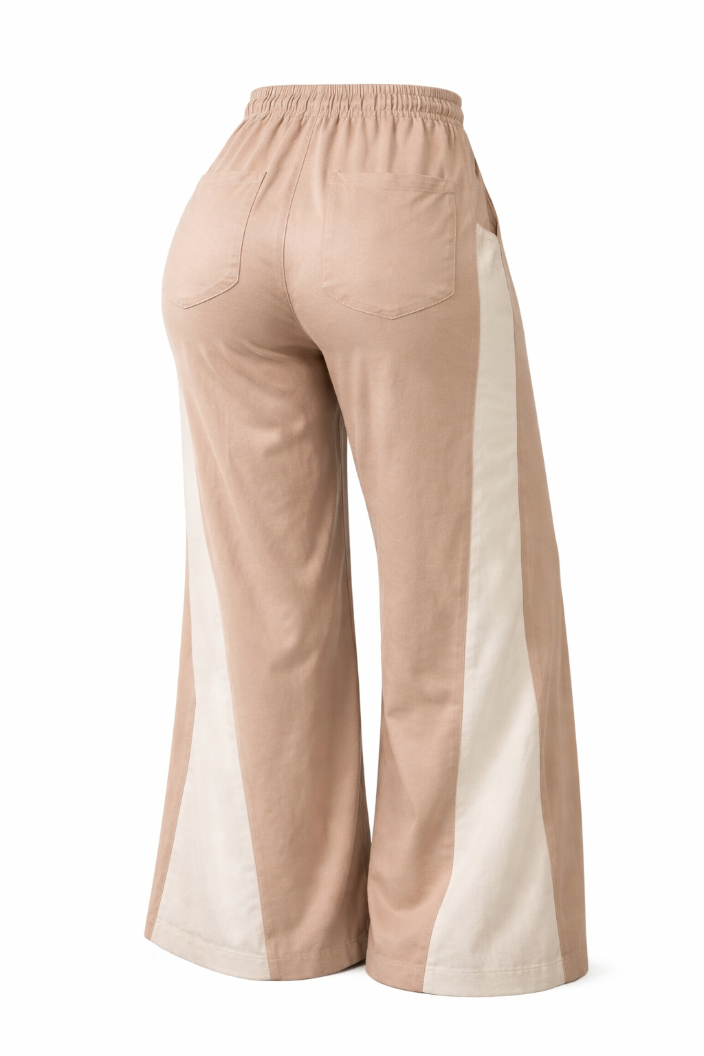 PANTALÓN BOMBAY - BICOLOR MIEL & BEIGE