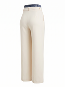 PANTALÓN SASTRE ENIGMA -  DOBLE PRETINA