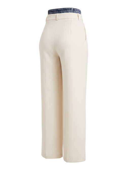 PANTALÓN SASTRE ENIGMA -  DOBLE PRETINA