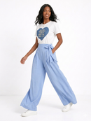 PANTALÓN PALAZZO BLUE COQUETTE