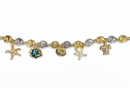 PULSERA CARACOLES DE COLORES