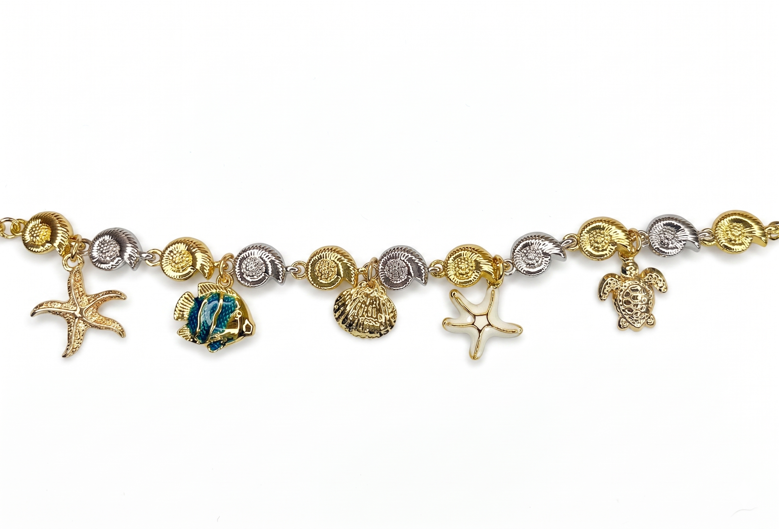 PULSERA CARACOLES DE COLORES