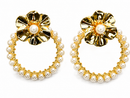 ARETES - FLOR DE PERLAS