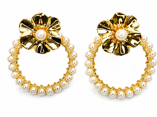 Translation missing: es.ARETES - FLOR DE PERLAS