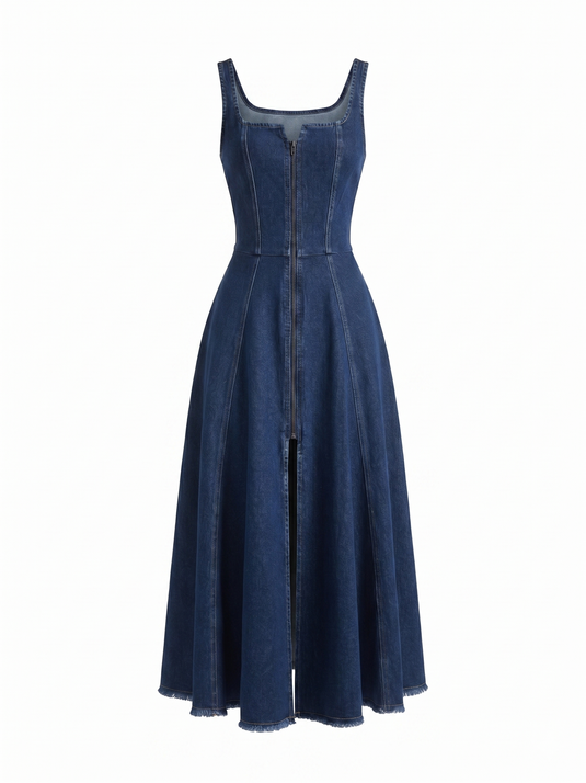 Translation missing: es.VESTIDO DENIM INDIGO SOUL
