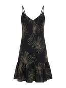 VESTIDO TRÓPICO CORTO - NEGRO