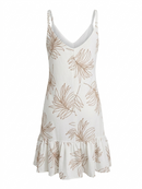 VESTIDO TRÓPICO CORTO - IVORY