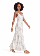 VESTIDO MAXI TRÓPICO - BEIGE