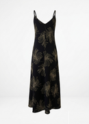 VESTIDO MAXI TRÓPICO - NEGRO